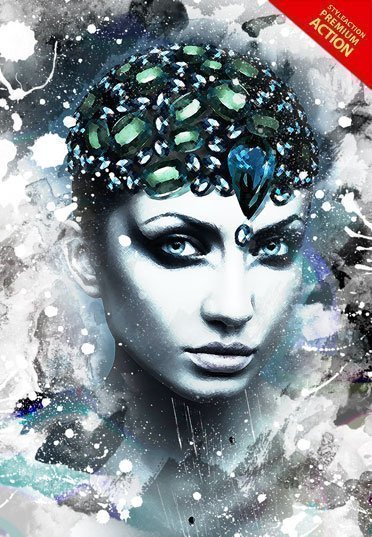 Artistic Watercolor Photoshop Action