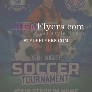 Soccer Tournament psd flyer