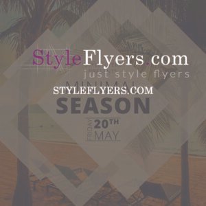 Minimal Season Flyer premium template
