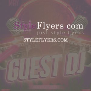 Guest DJ premium template PSD Flyer Template