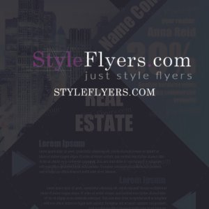 real estate PSD Flyer Template