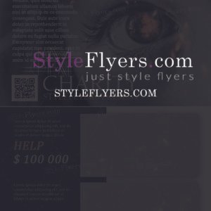 Charity flyer