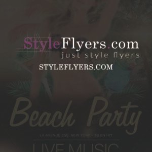 beach party psd flyer2