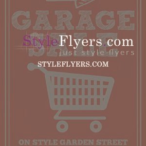 garage sale PSD Flyer Template(3)