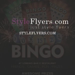 bingo psd flyer