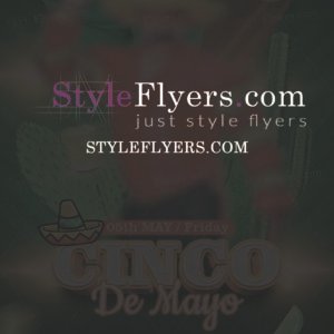 Cinco de Mayo premium PSD Flyer Template