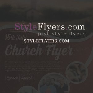 church psd flyer