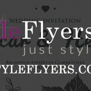 wedding psd flyer