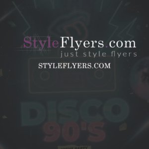 Disco 90slyePSD Flyer