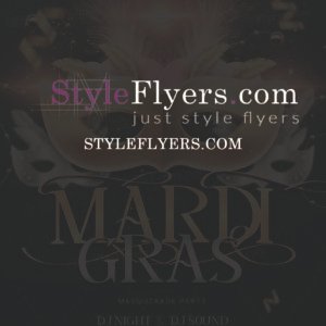Mardi Gras PSD Flyer Template