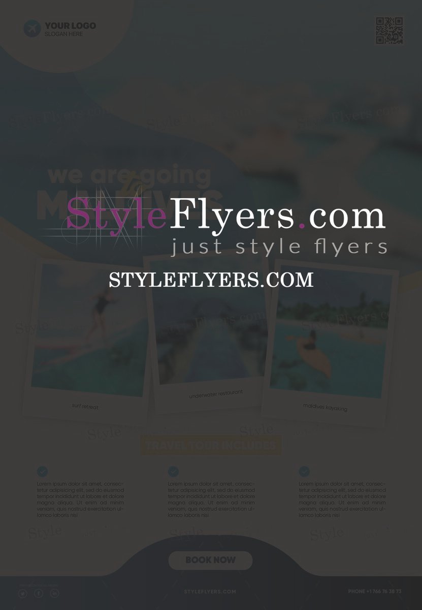 Travel Tour PSD Flyer Template