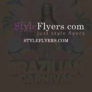 Brazilian Carnival PSD Flyer Template1