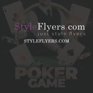 Poker Game PSD Flyer Template
