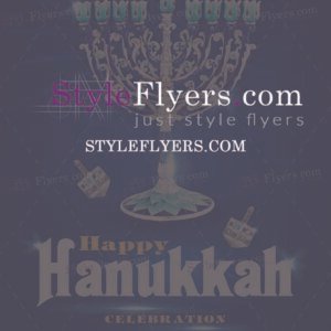 happyhanukkah PSD Flyer Template
