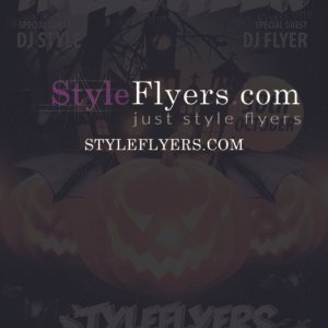 halloween PSD Flyer Template