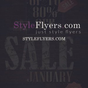 January Saler PSD Flyer