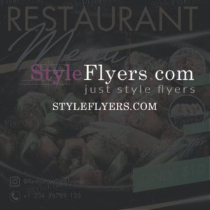 Restaurant Menu PSD Flyer Template