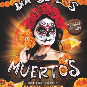 dia de los mueartos PSD Flyer Template