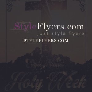 Holy Week PSD Flyer Template