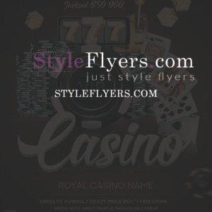 Casino PSD Flyer Template