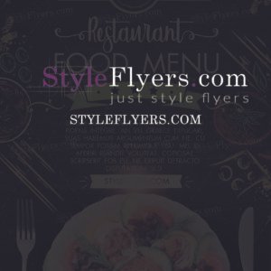 restaurant food menu upd PSD Flyer Template