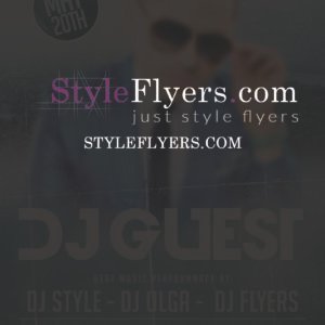 Guest DJ premium template PSD Flyer Template