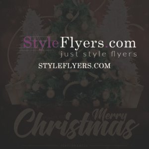 Merry Christmas psd flyer