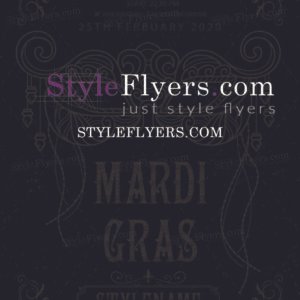 Mardi Gras flyer