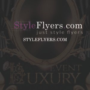 luxury event PSD Flyer Template upd