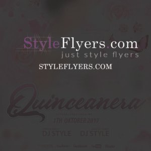 Quinceanera PSD Flyer Template