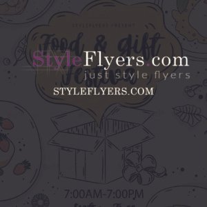 food gift festiva PSD Flyer Template