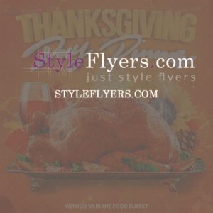 Thanksgiving Day psd flyer1