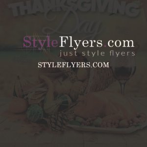 Thanksgiving Day PSD Flyer Template