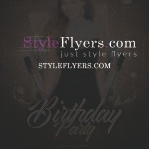 Birthday Party PSD Flyer Template