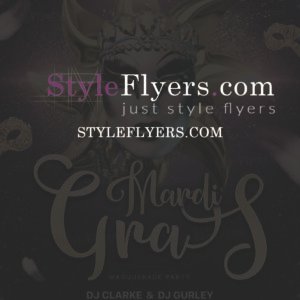 Mardi Gras PSD Flyer Template