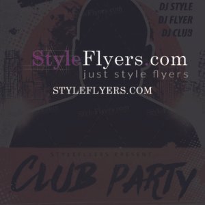 Club party PSD Flyer Template