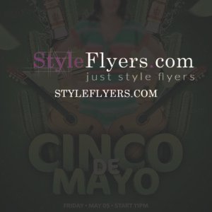 Cinco de Mayo psd flyer