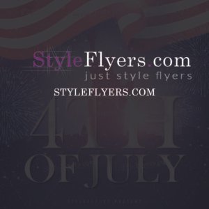 4th Of July Flyer PSD Template