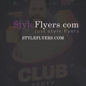 Club Party PSD Flyer Template