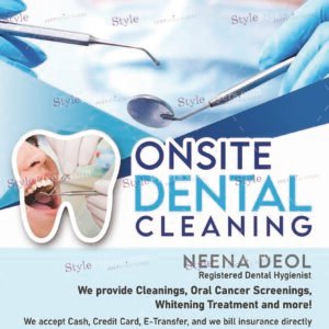 dental new PSD Flyer Template