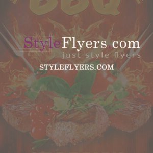 BBQ PSD Flyer Template