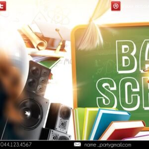 back to school PSD Flyer Template