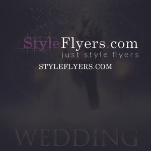 wedding day flyer