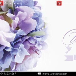 wedding day. save the date PSD Flyer Template
