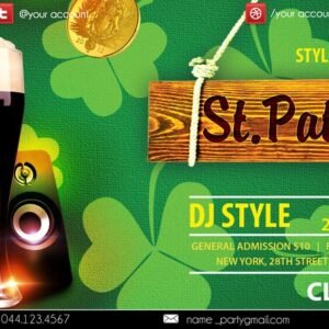 St. Patricks Day4 PSD Flyer Template