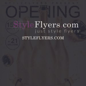 Grand Opening PSD Flyer Template