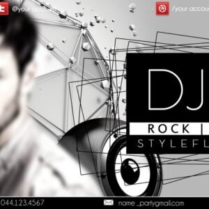 dj max PSD Flyer Template