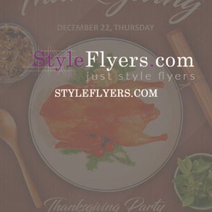 Thanksgiving PSD Flyer Template