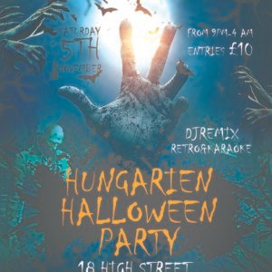 halloween customer PSD Flyer Template