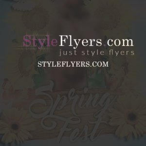 spring fest1 PSD Flyer Template
